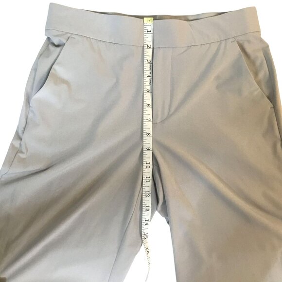 ATHLETA Gramercy Women's Wide Leg Button Track Travel Trouser Pants Gray Sz 4 - Picture 4 of 6